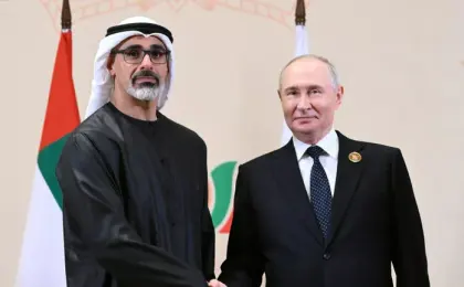 پوتین در دیدار با ولیعهد ابوظبی موضوع اوکراین را بررسی کرد